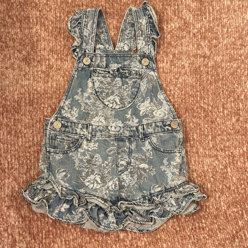 GAP x Loveshackfancy Floral Overall Dress